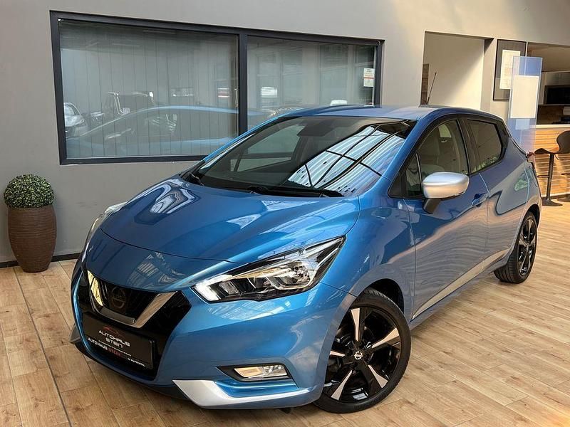 Blau Gebraucht 2017 Nissan Micra N-Connecta Kleinwagen | 8.900 € (Guter Preis) - Bild 1/4