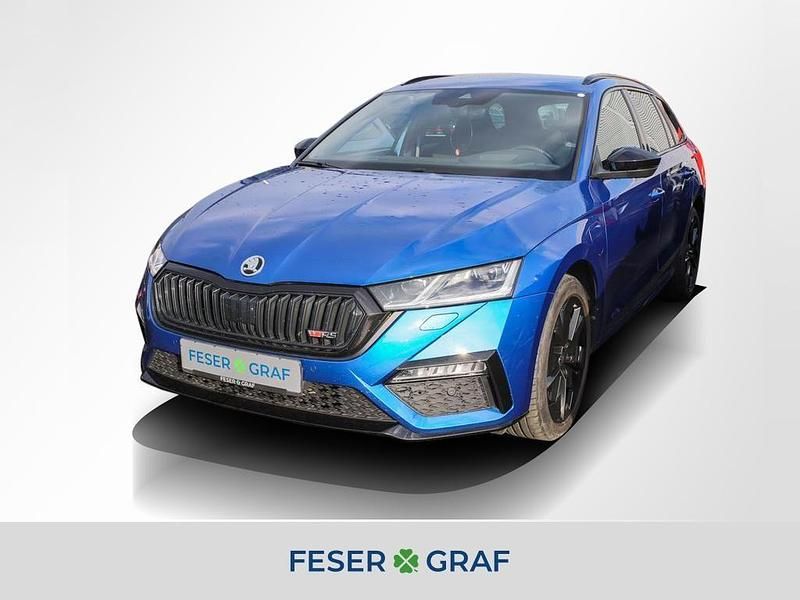 Raceblau metallic Gebraucht 2022 Skoda Octavia RS Kombi | 26.901 € (Guter Preis) - Bild 1/4