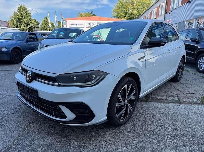 Pure white Gebraucht 2021 VW Polo R-line Kleinwagen | 16.900 € (Guter Preis) - Bild 1/4