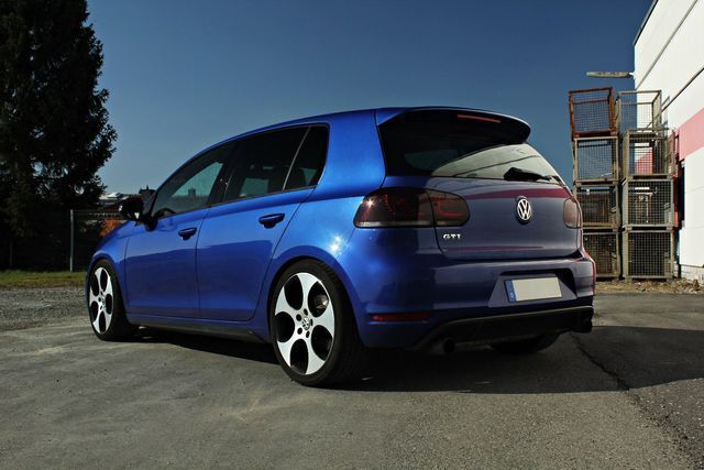 Gebraucht VW Golf VI GTI 287 PS (211 kW) 2010 Blau metallic Kleinwagen