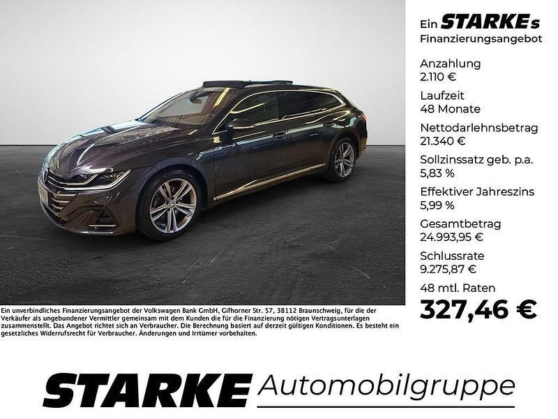 Grau Gebraucht 2021 VW Arteon R-line Limousine | 23.450 € (Fairer Preis) - Bild 1/4