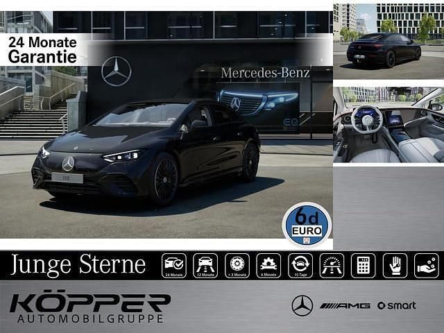 Obsidianschwarz Gebraucht 2024 Mercedes EQE300 Advanced Plus Limousine | 54.998 € (Teuer) - Bild 1/4