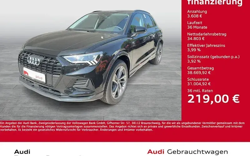 Gebraucht Audi Q3 Advanced Plus 190 PS (139 kW) 2025 Schwarz SUV