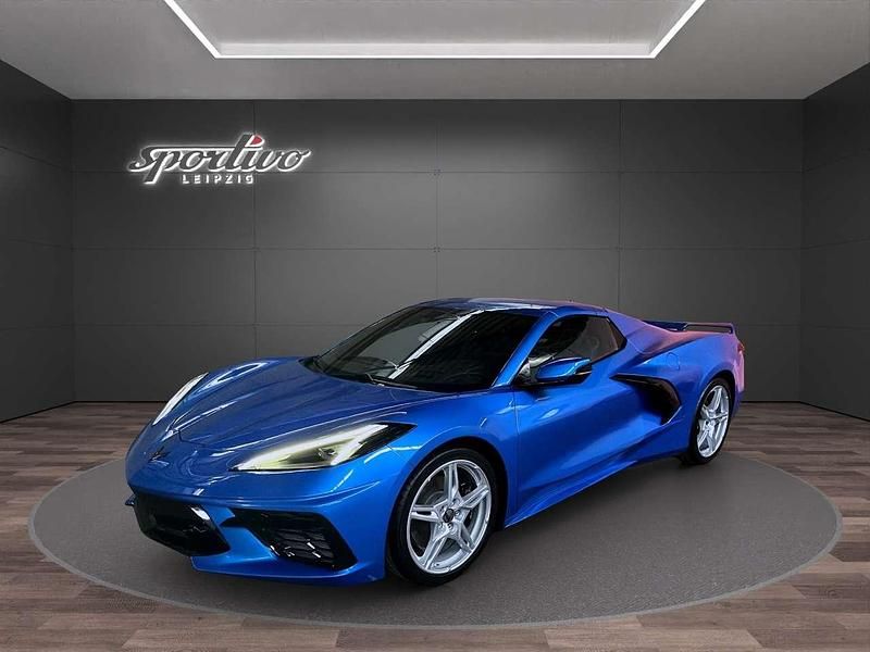 Neu Corvette Stingray 481 PS (353 kW) 2025 Riptide blue mettalic Cabrio