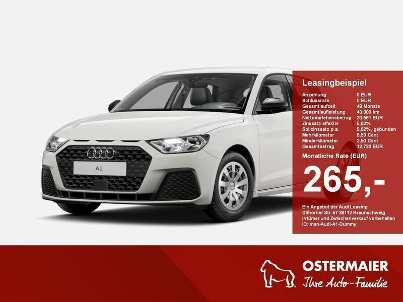Cortinaweiß Neu 2025 Audi A1 Sportback Kleinwagen | 19.999 € (Superpreis) - Bild 1/4