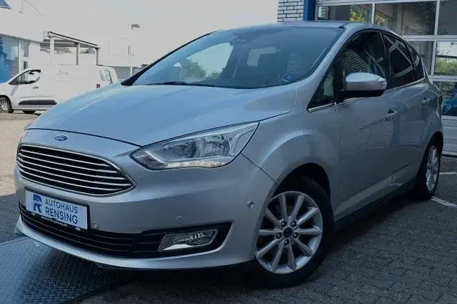 Gebraucht Ford C-MAX Titanium 125 PS (91 kW) 2018 Polarsilber Van / Kleinbus