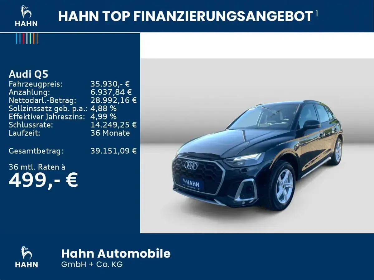 Usata Audi Q5 S-Line 299 CV (219 kW) 2022 Nero SUV