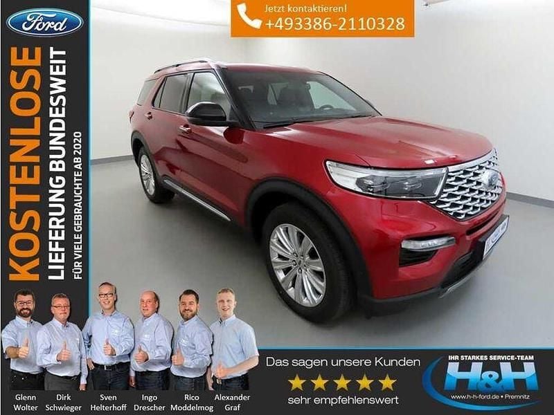 Lucidred (metallic) Gebraucht 2023 Ford Explorer Platinum SUV | 55.440 € (Fairer Preis) - Bild 1/4