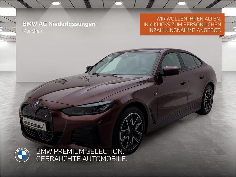 Rot Gebraucht 2022 BMW i4 M Sport Limousine | 43.402 € (Etwas zu teuer) - Bild 1/4