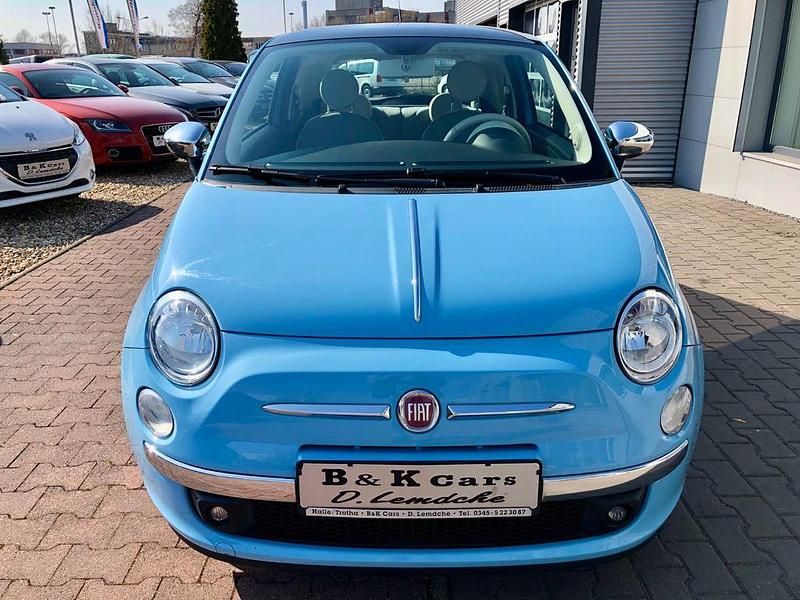 Gebraucht Fiat 500 Lounge 69 PS (50 kW) 2011 Blau Kleinwagen