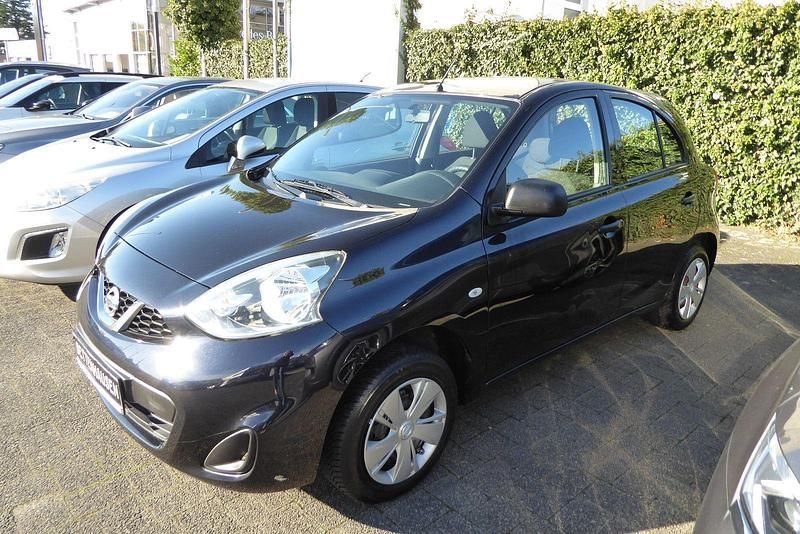 Schwarz Gebraucht 2015 Nissan Micra Visia Kleinwagen | 5.490 € (Fairer Preis) - Bild 1/4