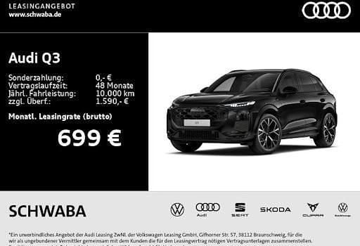 Neu Audi Q3 Ambiente 272 PS (200 kW) 2026 Schwarz SUV