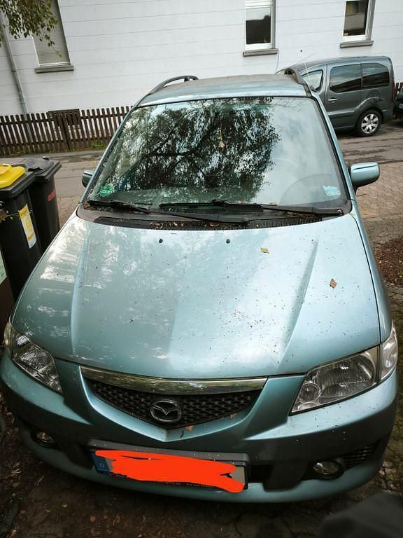Blau Gebraucht 2003 Mazda Premacy Active Van / Kleinbus | 1.800 € (Fairer Preis) - Bild 1/4