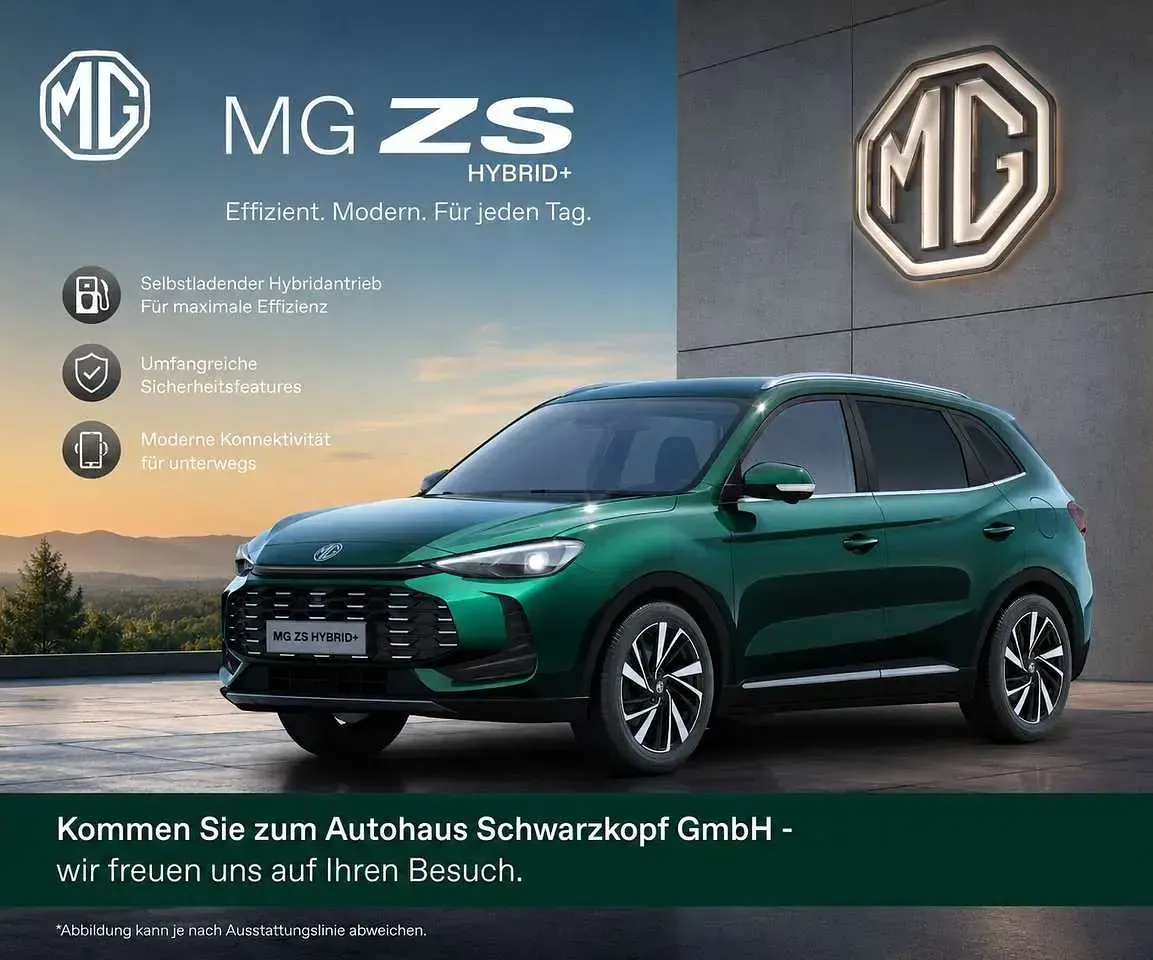 Neu MG ZS Luxury 197 PS (144 kW) 2025 Schwarz Limousine