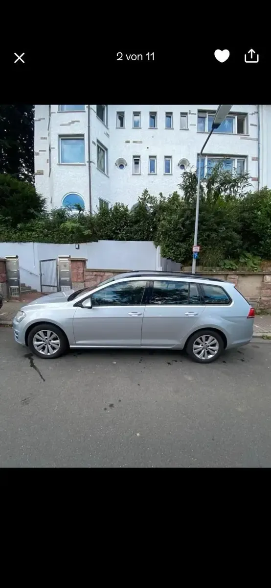 Gebraucht VW Golf VII 105 PS (77 kW) 2014 Silber Kombi