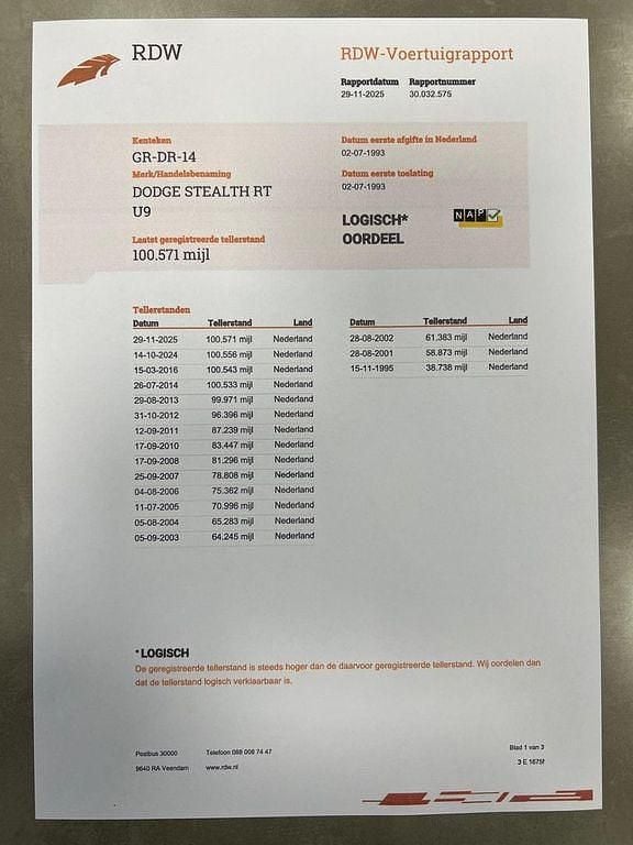 Gebraucht Dodge Stealth 222 PS (163 kW) 1993 Schwarz Coupé