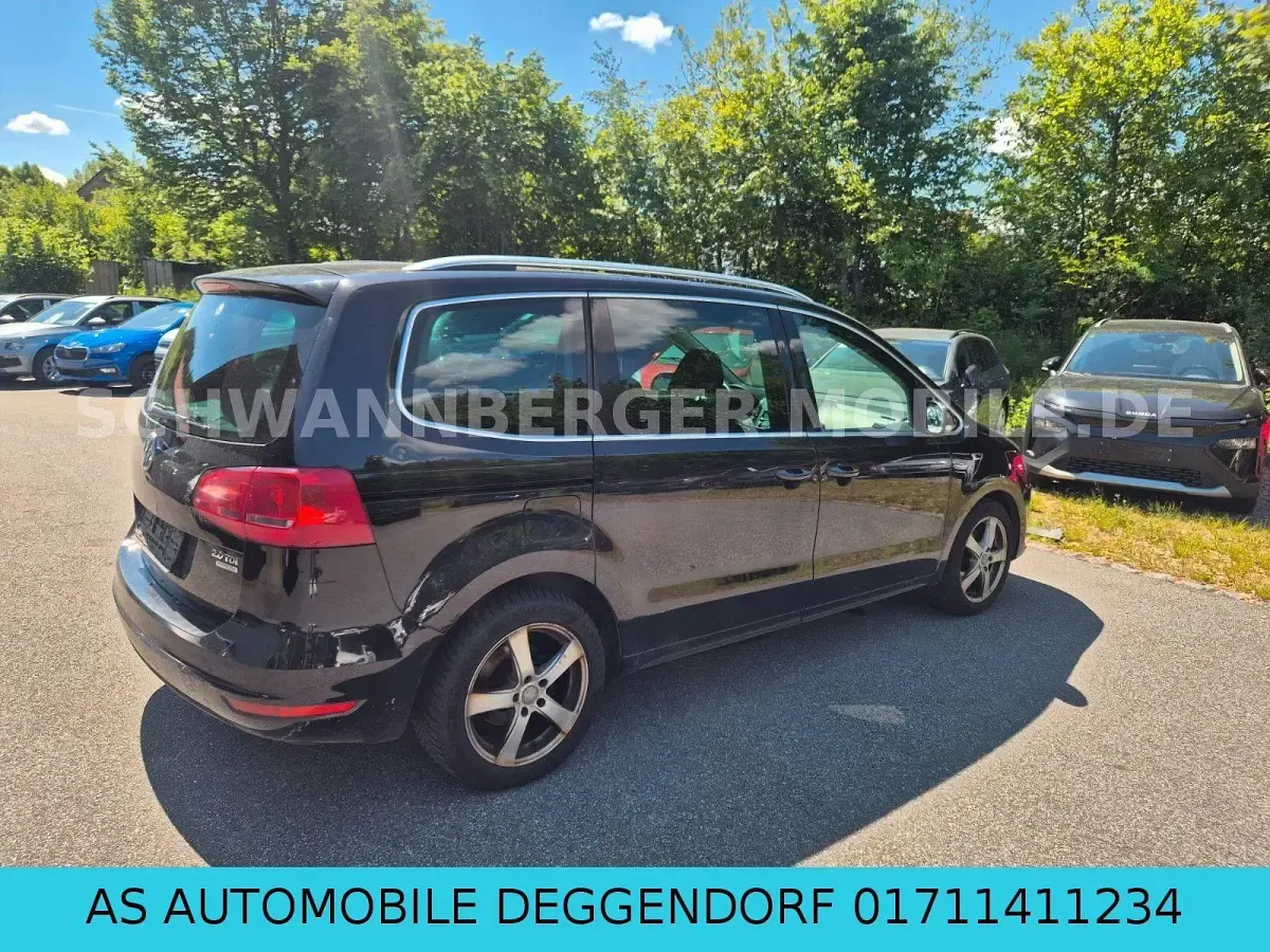 Gebraucht VW Sharan Comfortline 140 PS (102 kW) 2010 Schwarz Van / Kleinbus