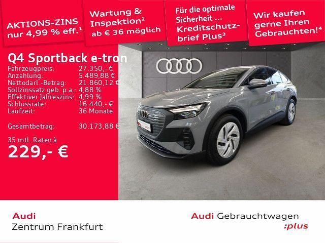 Kieselgrau Gebraucht 2023 Audi Q4 Sportback e-tron Comfort SUV | 27.350 € (Guter Preis) - Bild 1/2