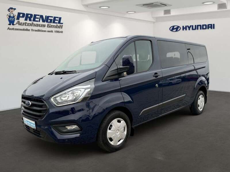 Blazerblau Gebraucht 2022 Ford Transit Custom Trend Kombi | 28.650 € (Teuer) - Bild 1/4