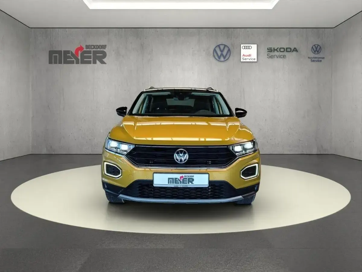 Gebraucht VW T-Roc Active 150 PS (110 kW) 2021 Gelb SUV