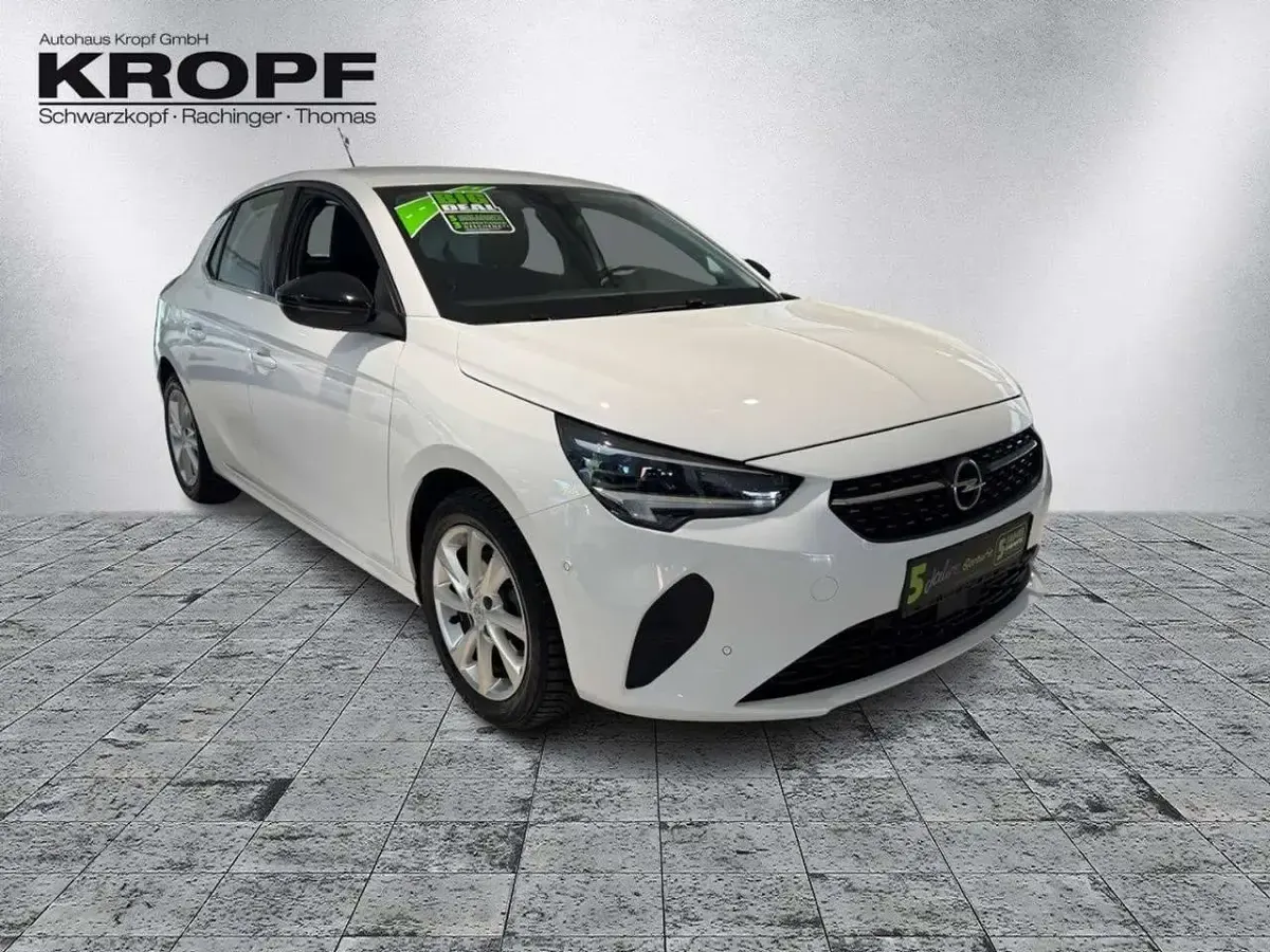 Gebraucht Opel Corsa Elegance 101 PS (74 kW) 2023 Jade weiss/arktis weiss Kleinwagen