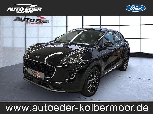 Obsidianschwarz (metallic) Gebraucht 2021 Ford Puma Titanium SUV | 17.880 € (Fairer Preis) - Bild 1/4