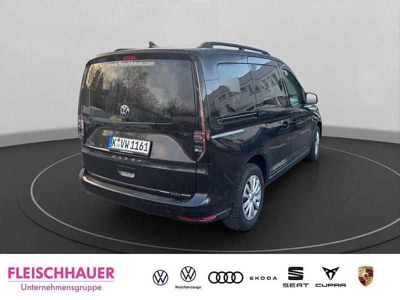 Gebraucht VW Caddy Dark Label 122 PS (89 kW) 2024 Schwarz Van / Kleinbus