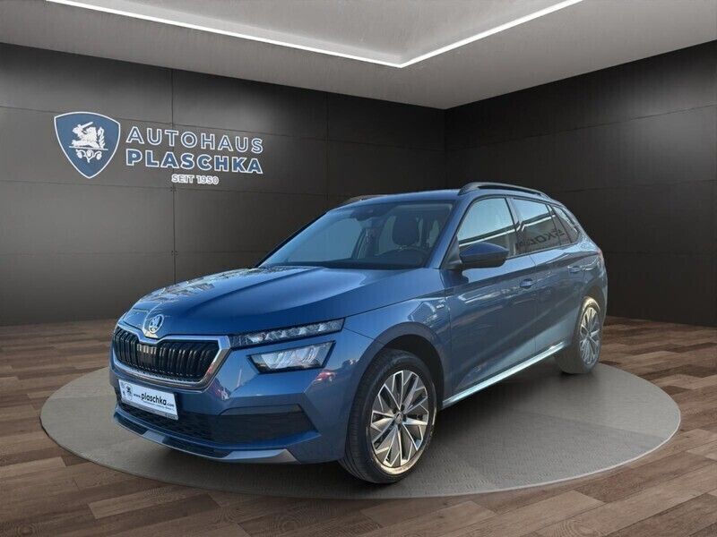 Titanblau met. Gebraucht 2021 Skoda Kamiq Clever SUV | 19.950 € (Fairer Preis) - Bild 1/4