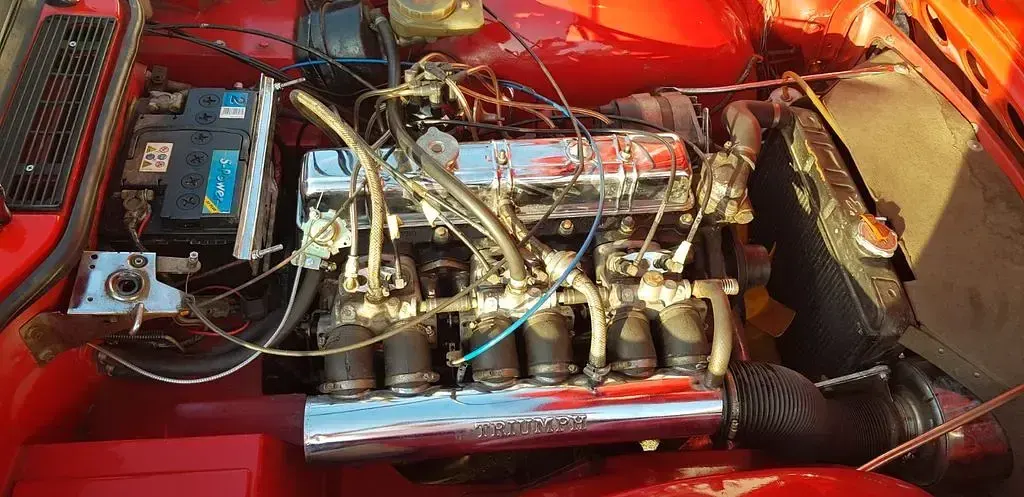 Gebraucht Triumph TR6 145 PS (106 kW) 1973 Rot Cabrio