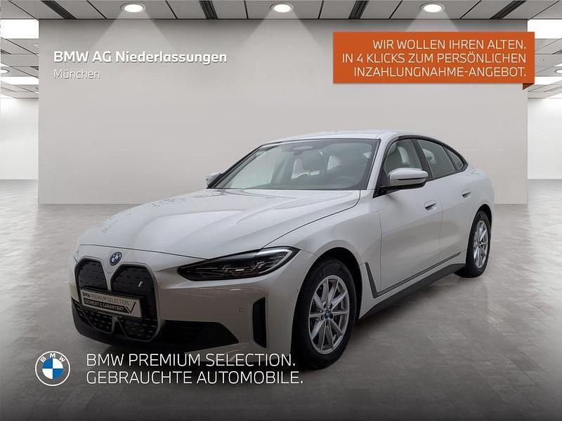Weiß Gebraucht 2023 BMW i4 Limousine | 35.101 € (Fairer Preis) - Bild 1/4