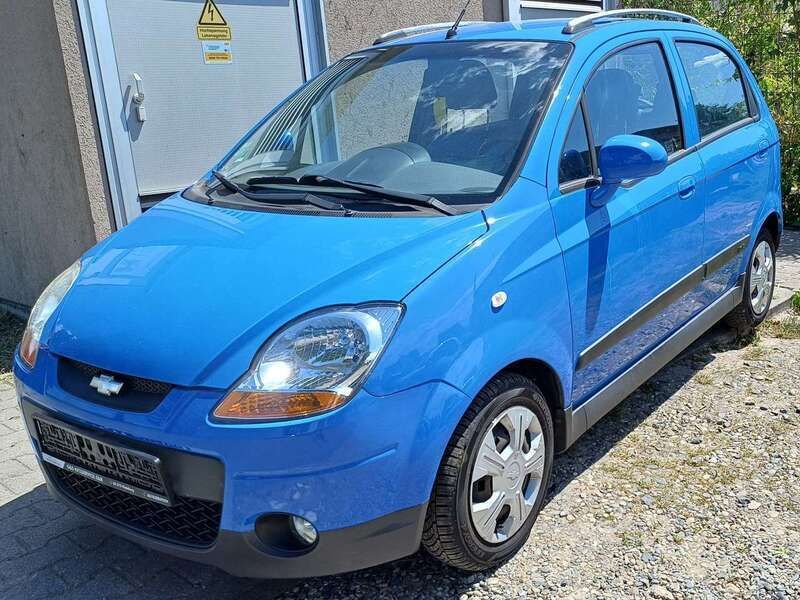 Jazz blue Gebraucht 2009 Chevrolet Matiz SE Kleinwagen | 1.650 € (Fairer Preis) - Bild 1/4