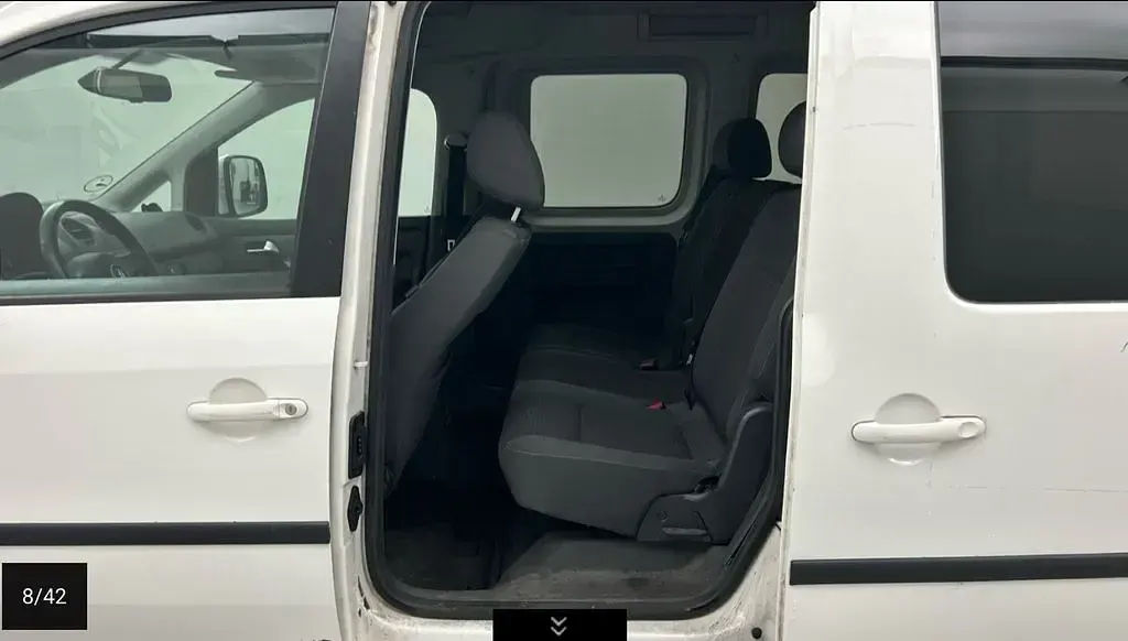Gebraucht VW Caddy Comfortline 109 PS (80 kW) 2014 Weiß Van / Kleinbus