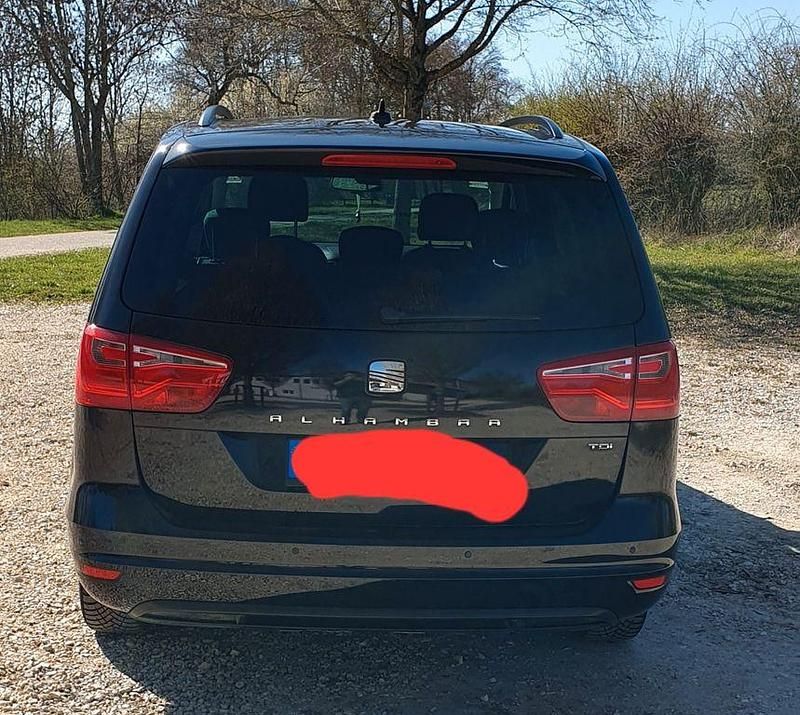 Gebraucht Seat Alhambra 177 PS (130 kW) 2013 Schwarz Van / Kleinbus