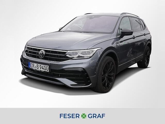 Grau Gebraucht 2023 VW Tiguan Allspace R-line SUV | 51.880 € - Bild 1/4