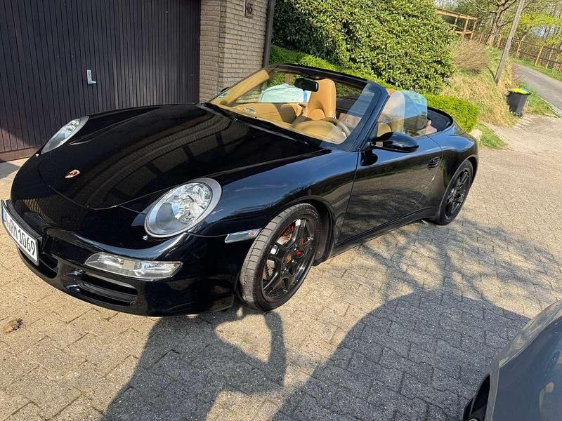 Schwarz Gebraucht 2008 Porsche 911 Carrera S Cabriolet Cabrio | 57.500 € (Teuer) - Bild 1/4