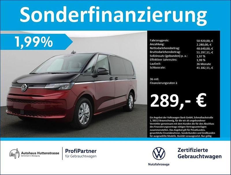 Schwarz Gebraucht 2024 VW T7 Life Van | 50.920 € (Superpreis) - Bild 1/4