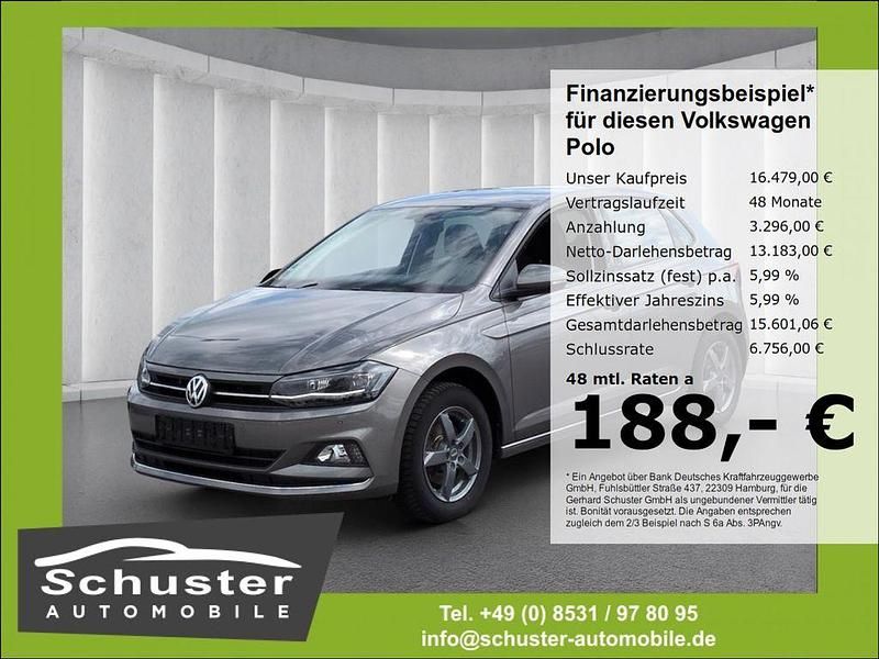 Grau Gebraucht 2020 VW Polo Highline Kleinwagen | 16.479 € (Fairer Preis) - Bild 1/4