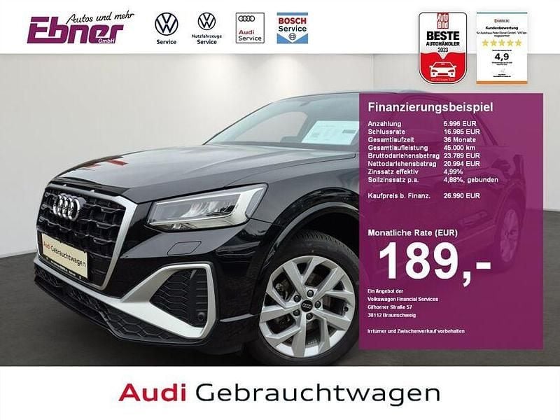Gebraucht Audi Q2 S-Line 150 PS (110 kW) 2023 Mythosschwarz metallic SUV