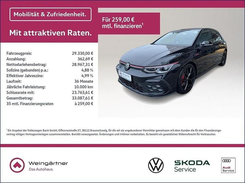 Schwarz Gebraucht 2022 VW Golf GTI Limousine | 29.330 € (Fairer Preis) - Bild 1/4