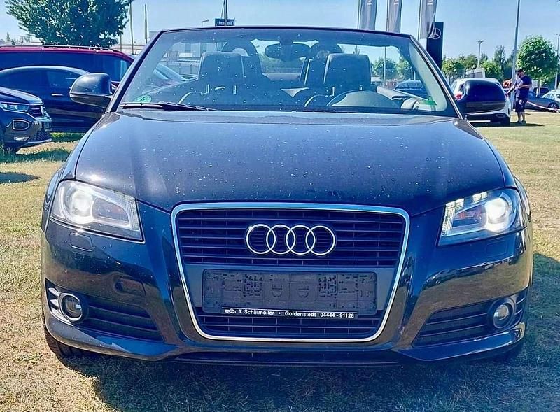 Phantomschwarz Gebraucht 2010 Audi A3 Cabriolet Ambition Cabrio | 8.150 € (Guter Preis) - Bild 1/4