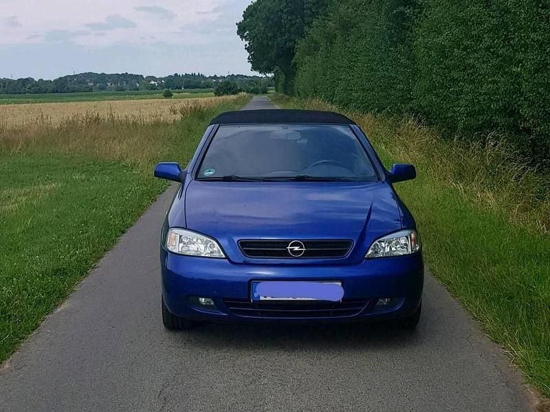 Gebraucht Opel Astra Cabriolet 103 PS (75 kW) 2003 Blau Cabrio