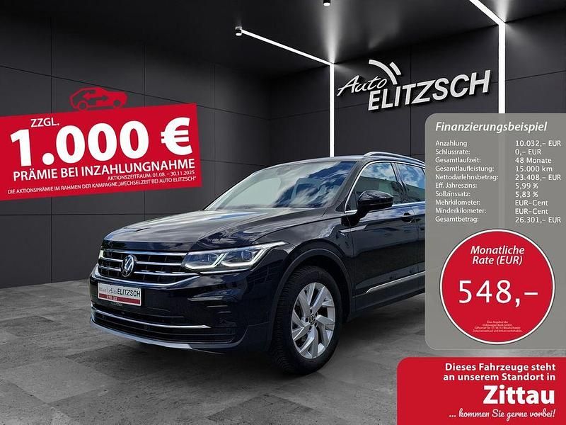 Schwarz Gebraucht 2023 VW Tiguan Elegance SUV | 33.440 € (Fairer Preis) - Bild 1/3