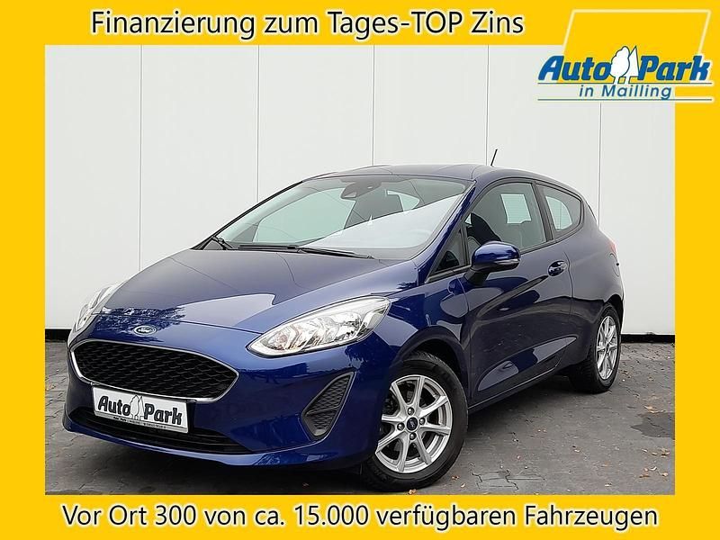Indicblau metallic Gebraucht 2017 Ford Fiesta Trend Kleinwagen | 9.900 € (Teuer) - Bild 1/3