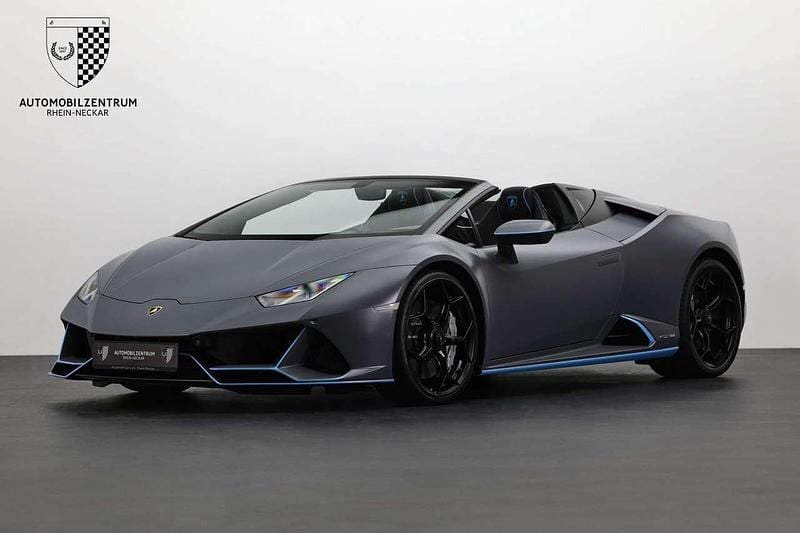 Grigio telesto / blu pleiadi Gebraucht 2021 Lamborghini Huracán Cabrio | 309.900 € (Guter Preis) - Bild 1/4