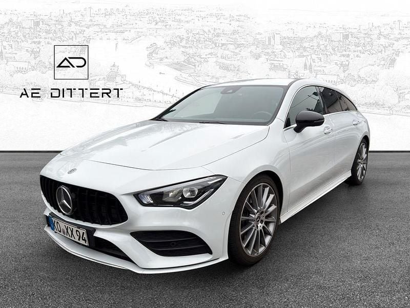Weiß Gebraucht 2019 Mercedes CLA250 AMG line Limousine | 25.990 € (Superpreis) - Bild 1/4