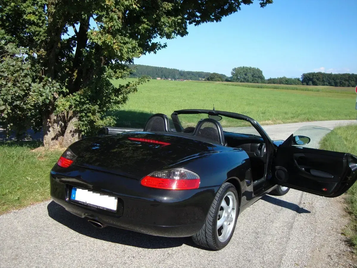 Gebraucht Porsche Boxster 204 PS (150 kW) 1997 Schwarz Cabrio