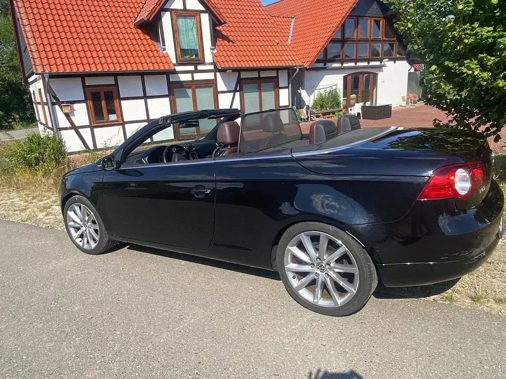 Gebraucht VW Eos Edition 160 PS (117 kW) 2009 Schwarz Cabrio