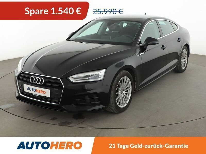 Schwarz Gebraucht 2019 Audi A5 Sportback Limousine | 24.450 € (Guter Preis) - Bild 1/3