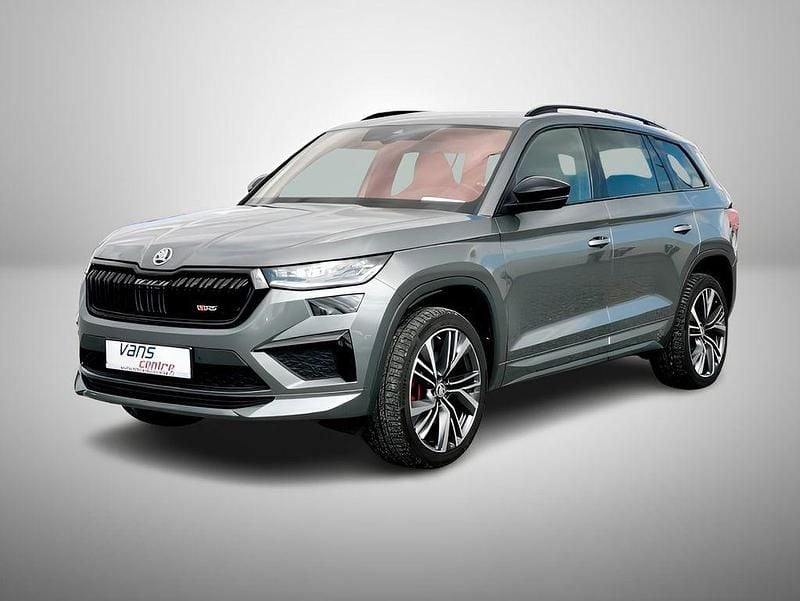 Grau Gebraucht 2022 Skoda Kodiaq RS SUV | 34.425 € (Superpreis) - Bild 1/4