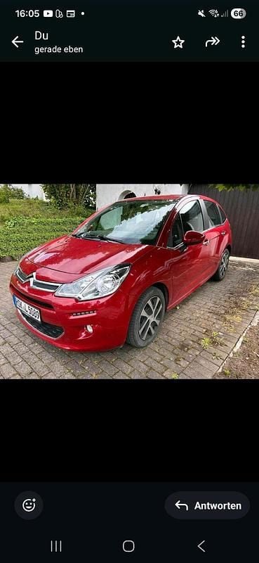 Rot Gebraucht 2015 Citroën C3 PureTech Kleinwagen | 5.950 € (Fairer Preis) - Bild 1/1